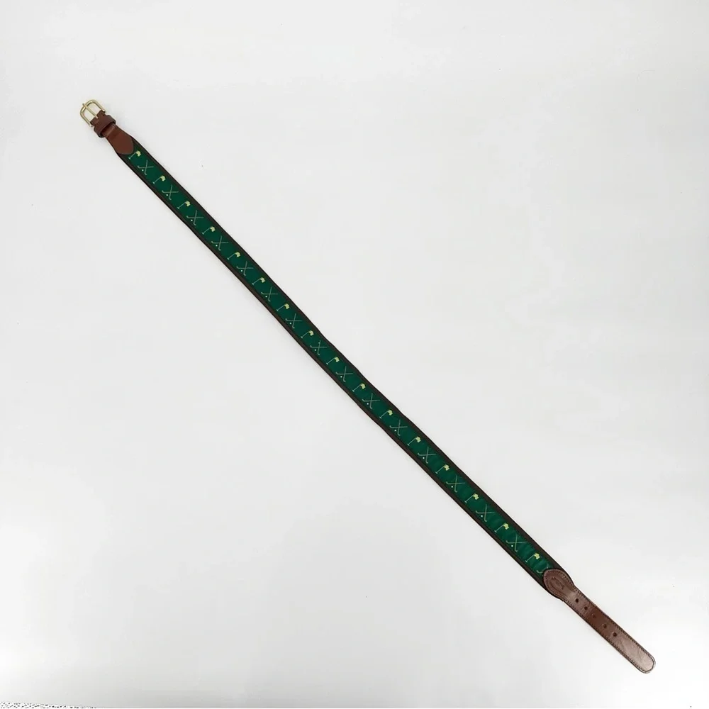 Knot Clothing Company Golf Clubs and Flag Golf Belt 42